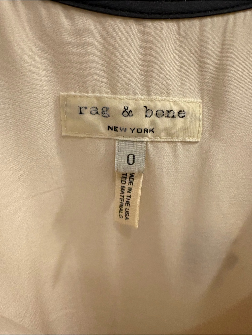 rag & bone Natalie Palm Tree Print Silk Shift Dress Cream Size 0 - Picture 2 of 5